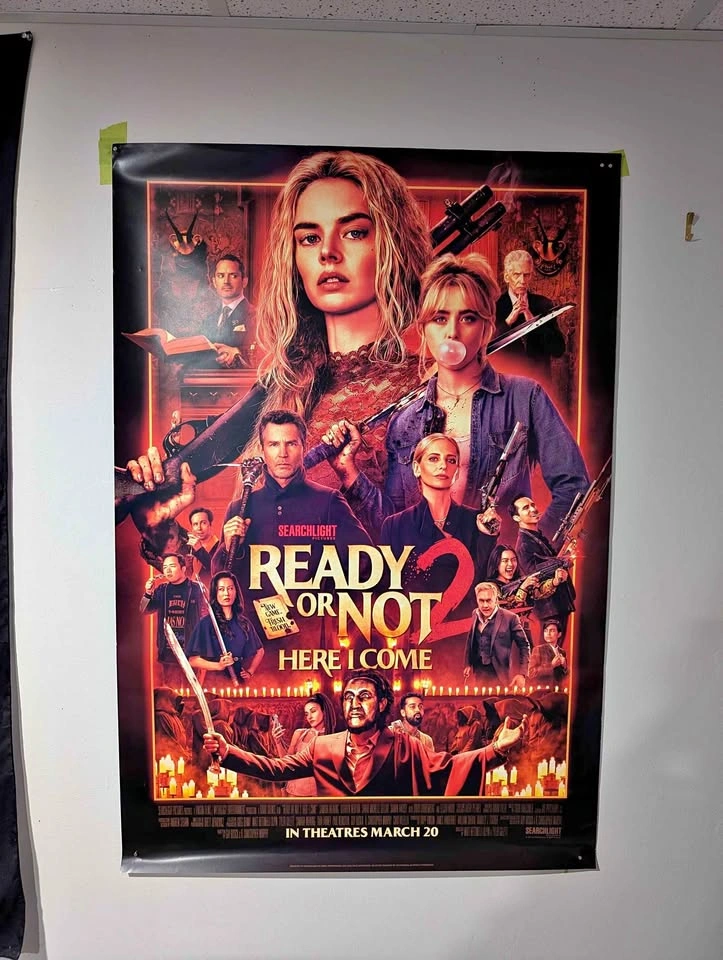 Authentic Double-Sided Ready or Not 2 Movie Poster (27x40)