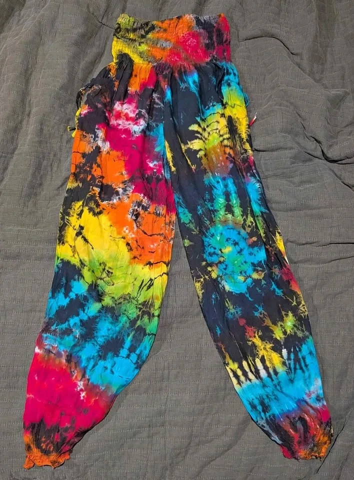 Brand New Tie-Dye Harem Pants (Size S/M) - NWT