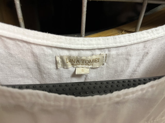 100% Italian linen dress, white, small - photo 3