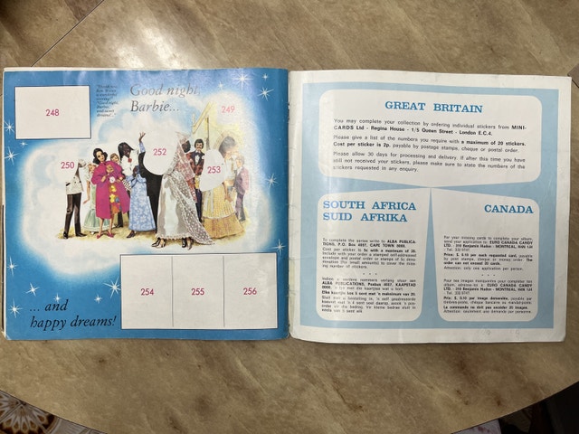 Barbie Panini Album - photo 4
