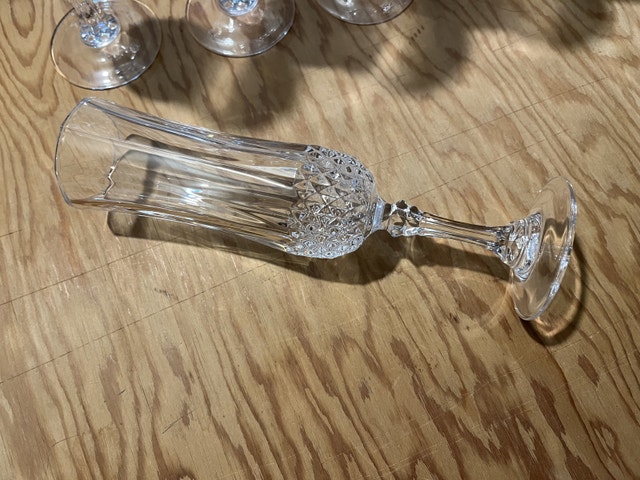 Crystal Champagne Flutes - Set of 6 - photo 2