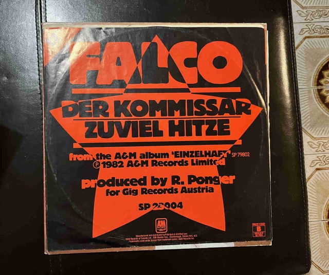 Falco Der Kommissar 7 inch Vinyl