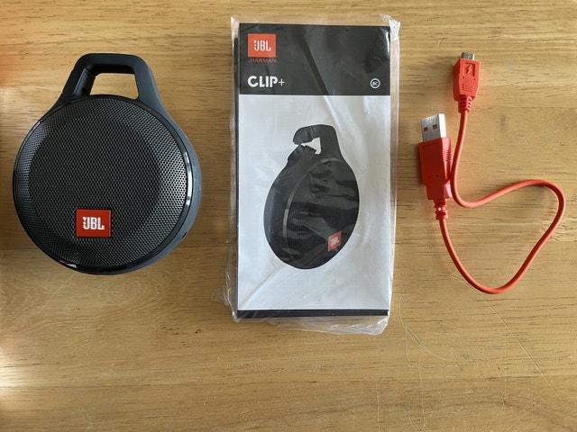 JBL Clip+ Bluetooth Speaker, New