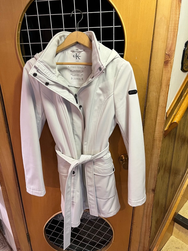Calvin Klein Spring/Fall Jacket, Light Grey, Women’s Size Small