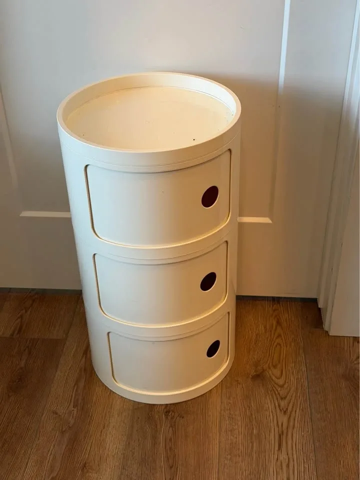 IKEA Kartell-Style 3-Drawer Storage Unit / Side Table - photo 3