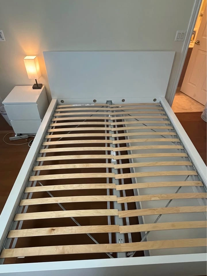 IKEA MALM High Bed Frame with 2 Storage Boxes and LUROY slats - photo 2