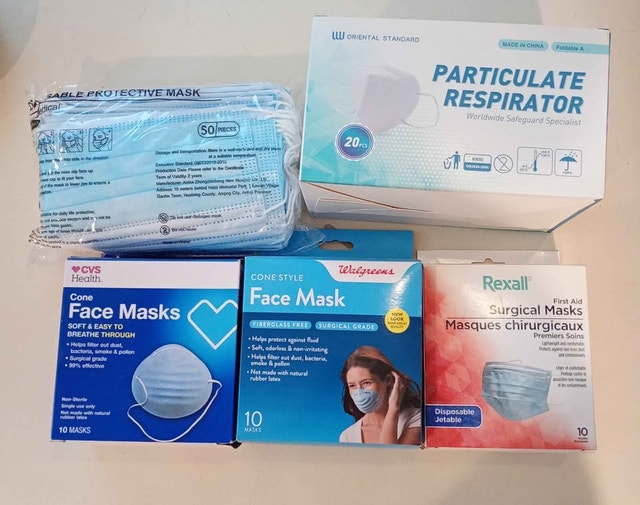 Expired surgery masks