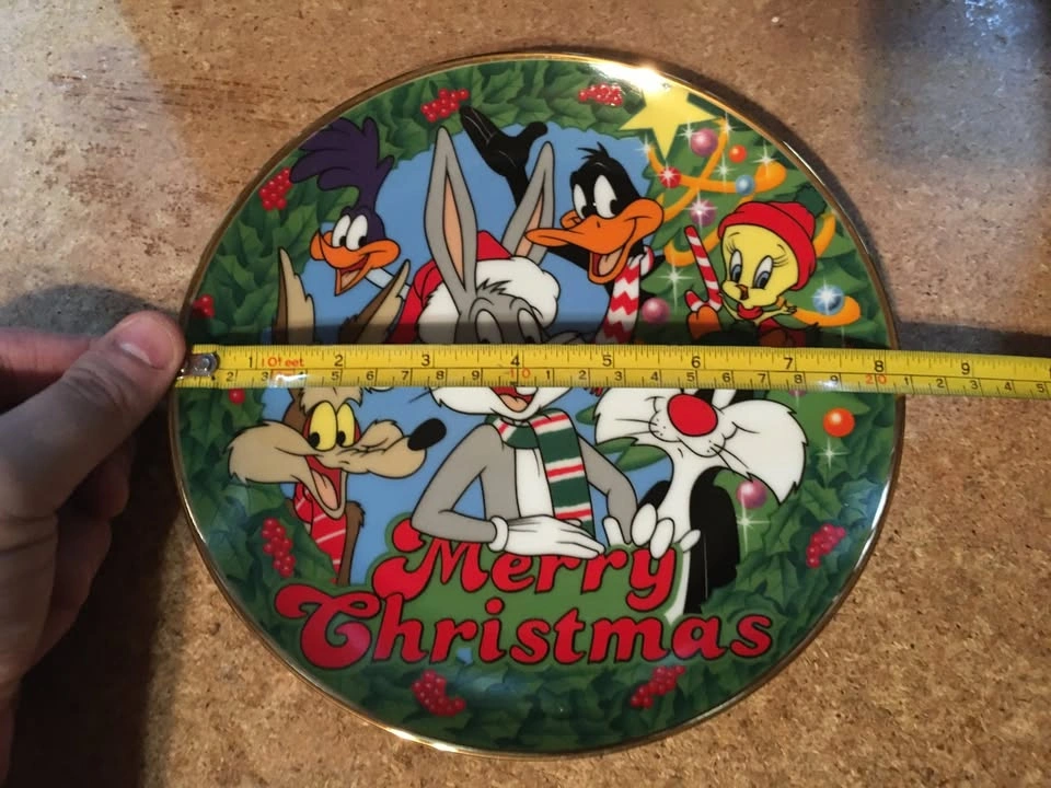Lot of 2 Looney Tunes Christmas & Mother's Day Plates - photo 5