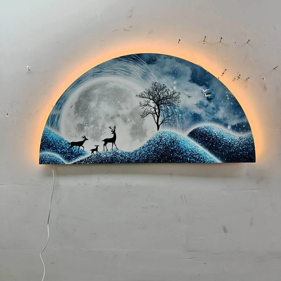 Illuminated Wall Hanging Canvas