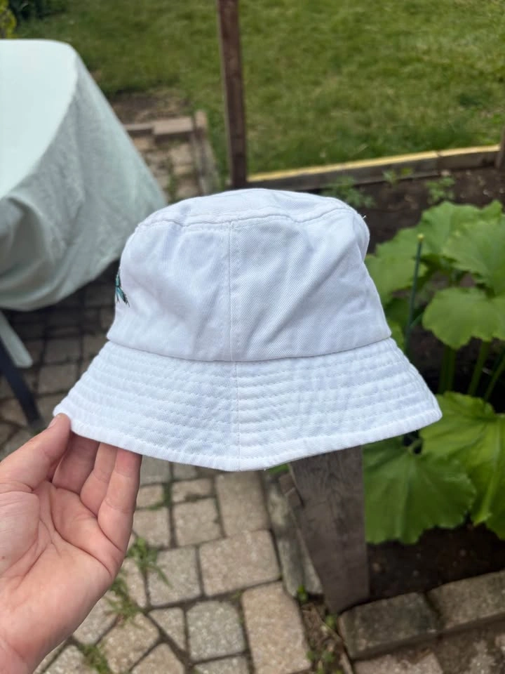 White Butterfly Bucket Hat - photo 2