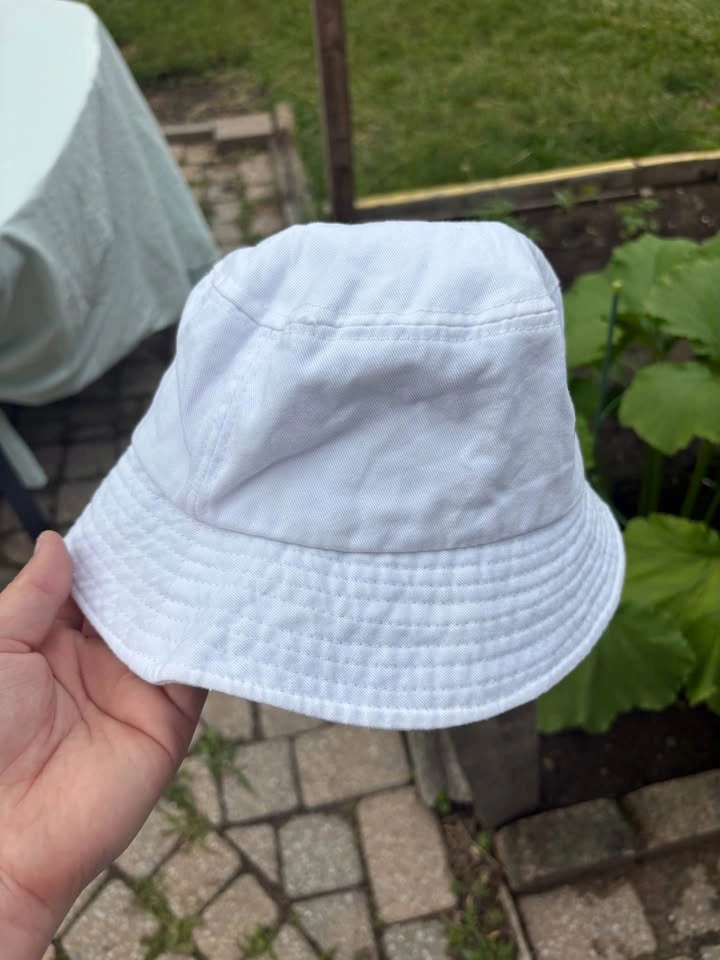 White Butterfly Bucket Hat - photo 3