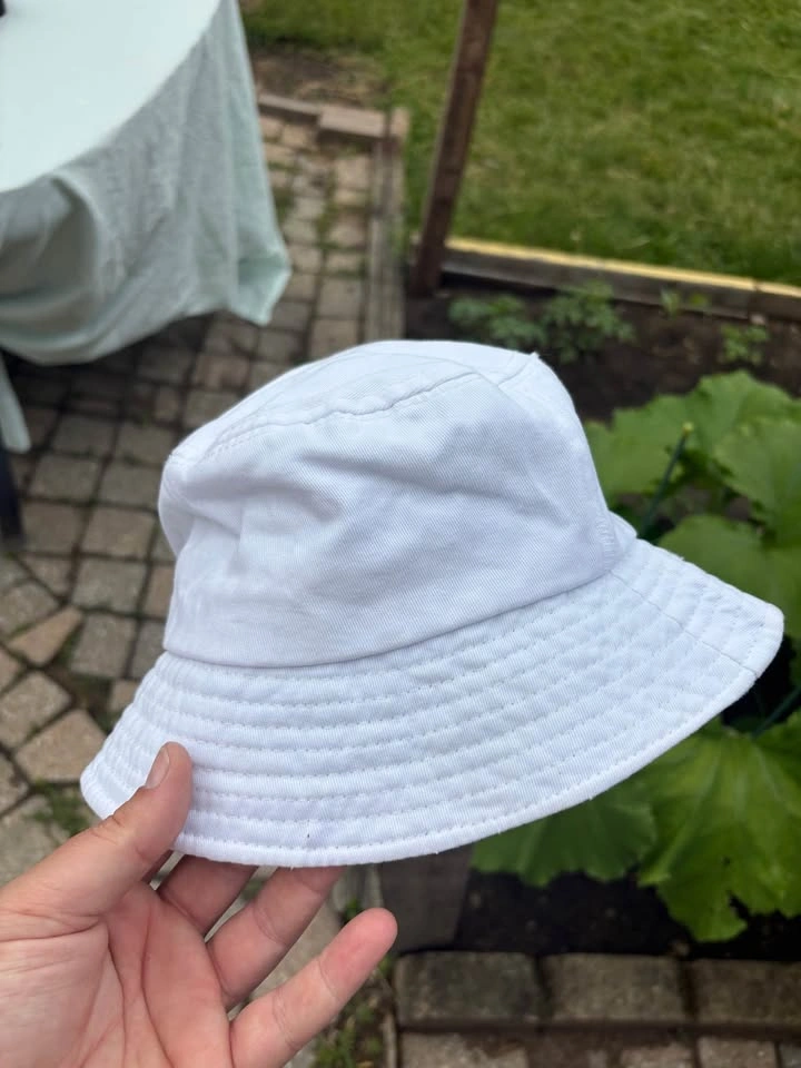 White Butterfly Bucket Hat - photo 4