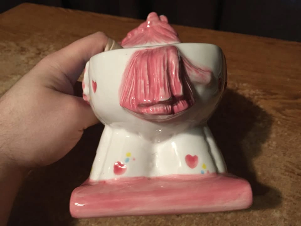 PINK PONY ROCKING HORSE WITH HEARTS AND STARS PLANTER - photo 4