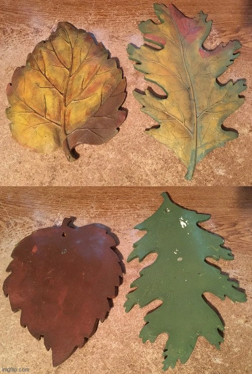 LOT OF 10 STEPPING STONES GARDEN DECOR SUN MOON LEAVES BUTTERFLI - photo 5