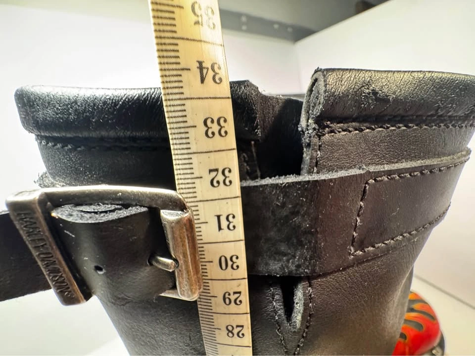 Vintage Harley-Davidson Flame Harness Biker Boots - photo 4