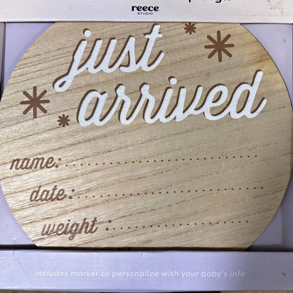 New Baby Birth Announcement Fill-In Photo Prop
