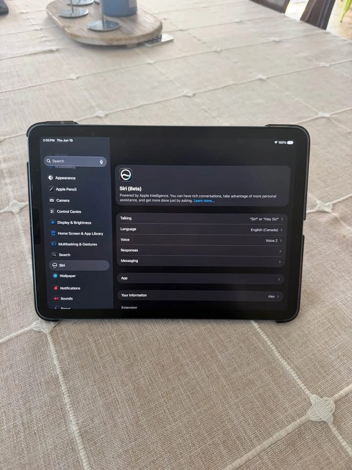 iPad Air 5th Gen with Screen Protector and Case - photo 2