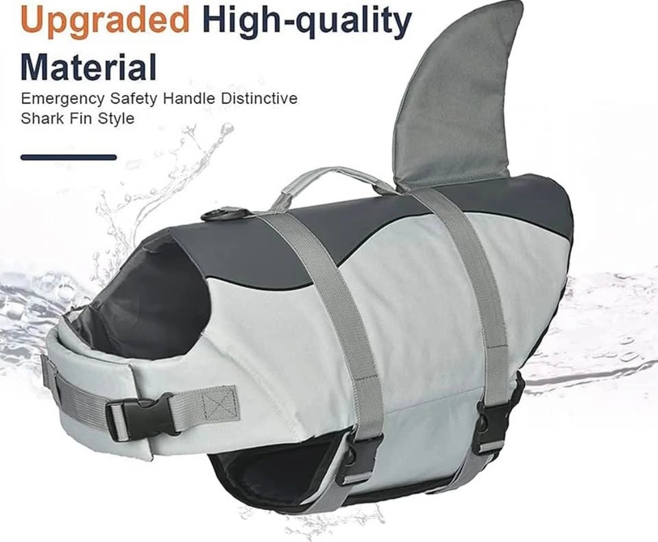 New Dog Life Jacket with Shark Fin — Medium - photo 3