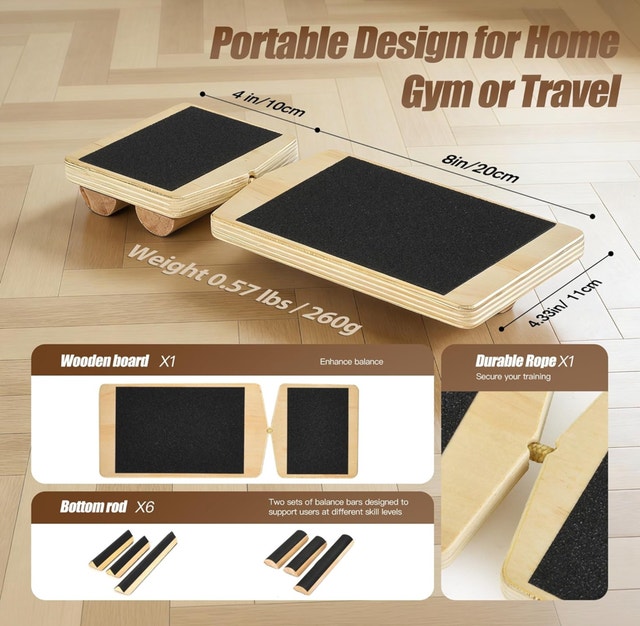 Adjustable Ankle Balance Board