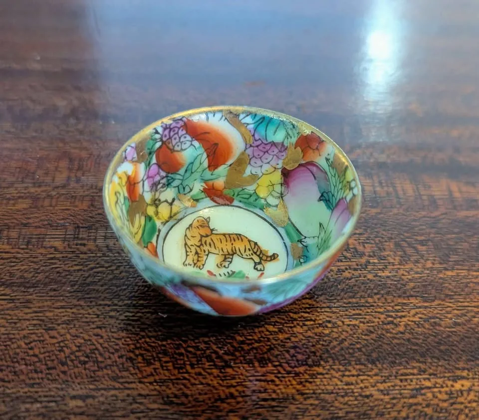 Year of the Tiger - Ceramic Tiny Bowl - Chinese Zodiac image indicator(2)