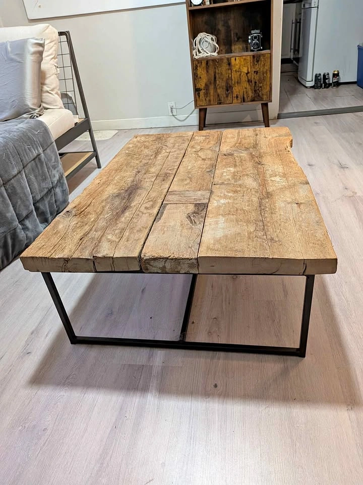 Reclaimed wood coffee table