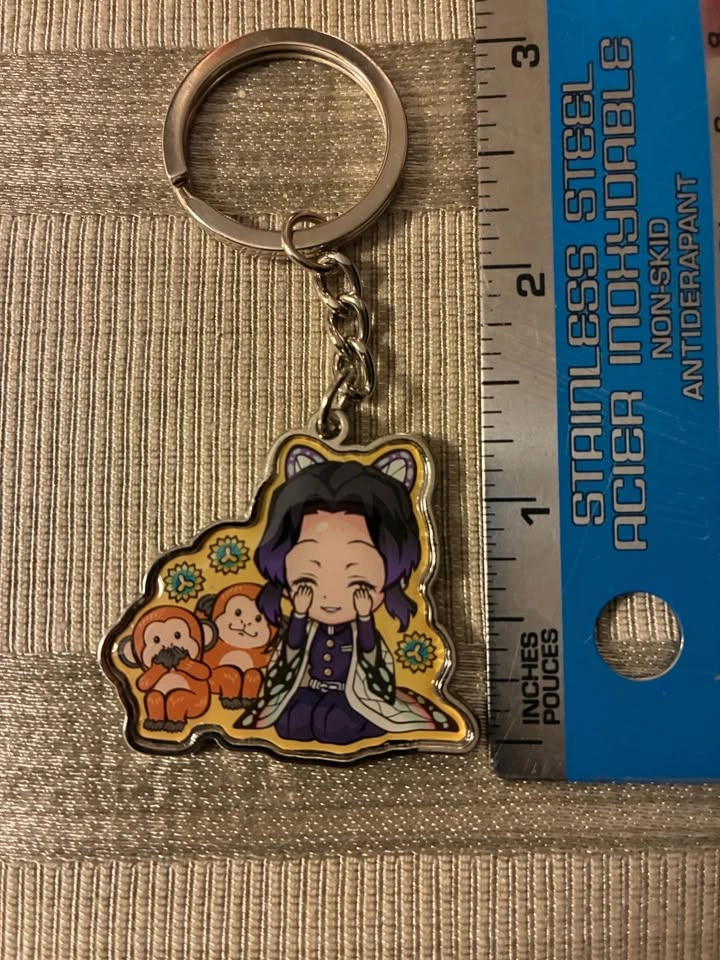 ⚽️ Demon Slayer - Shinobu metal keychain 😊 - photo 3