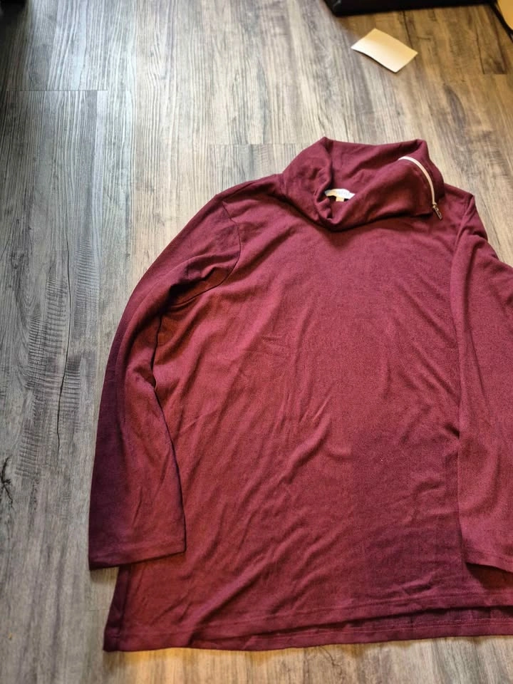 New mySTYLE Cowl Neck Top, 1X - photo 5