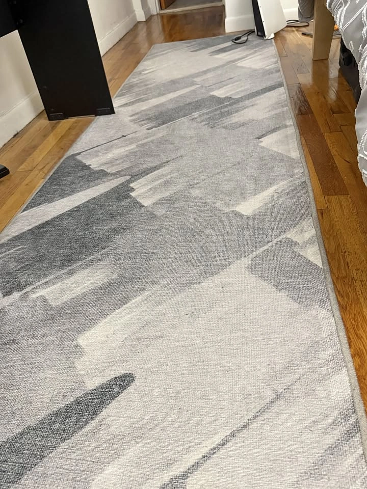 Ruggable Rogue Squadron Grey Rug + Pad System 2.5'x10'