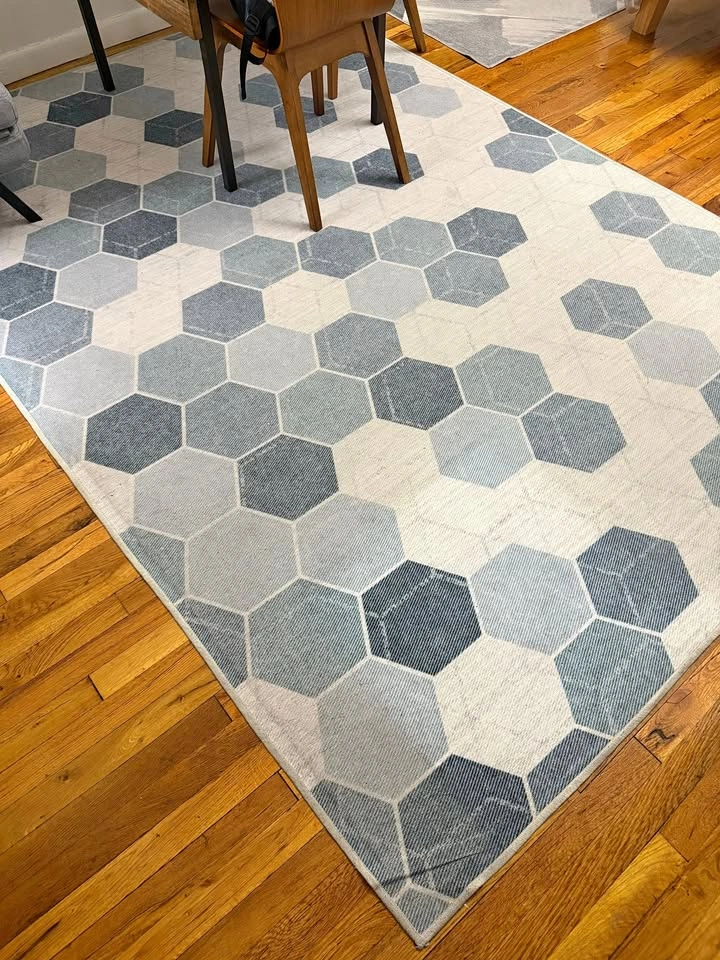 Prisma Ruggable Slate Blue Rug + Pad System 6'x9'