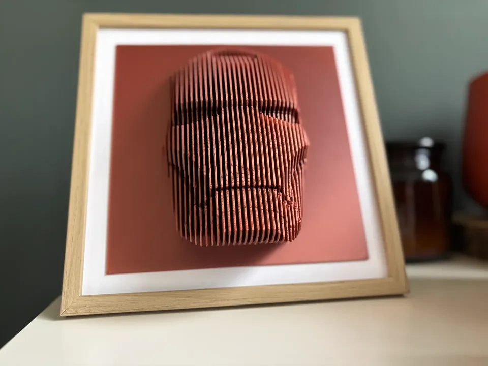 3D Printed Iron Man Wall Art - photo 2