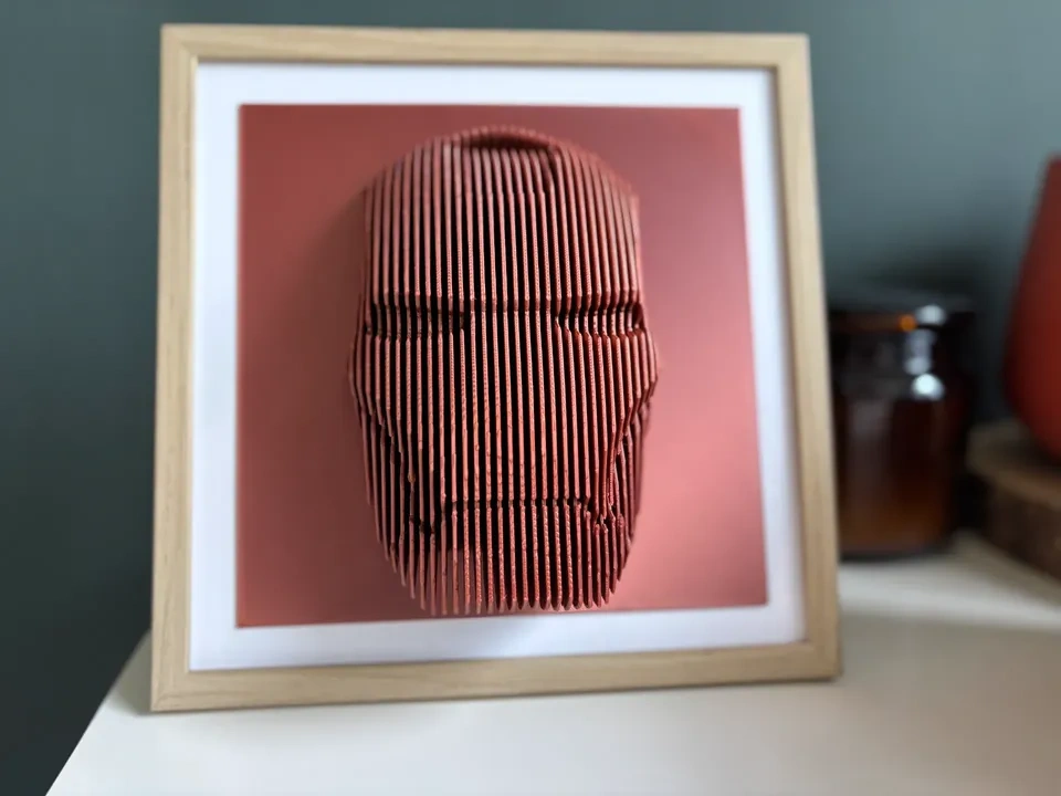3D Printed Iron Man Wall Art - photo 3
