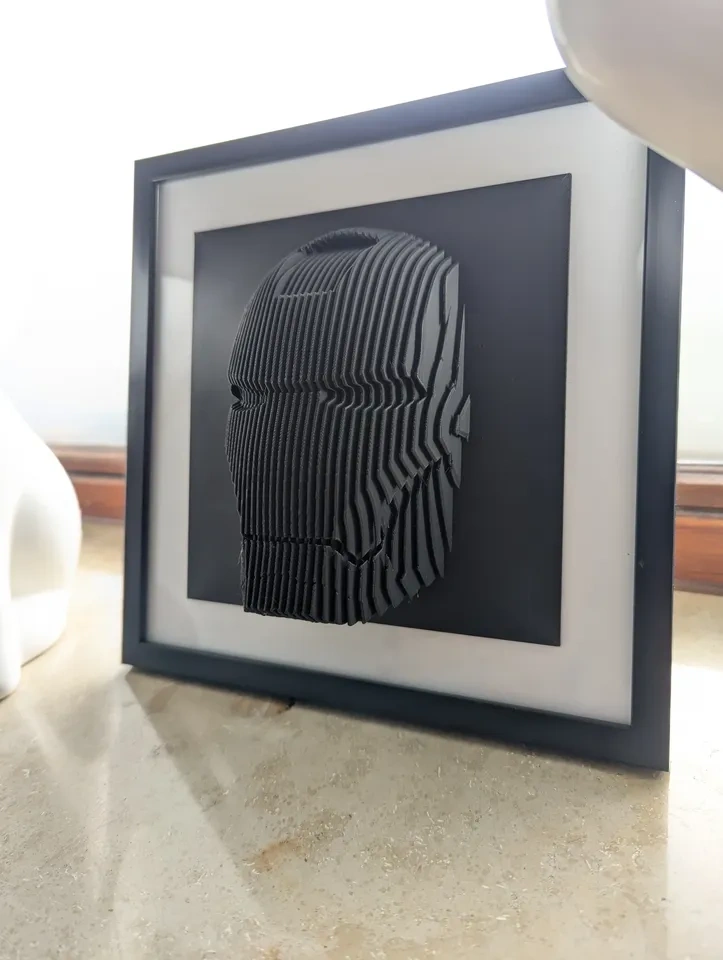 3D Printed Iron Man Wall Art - photo 4