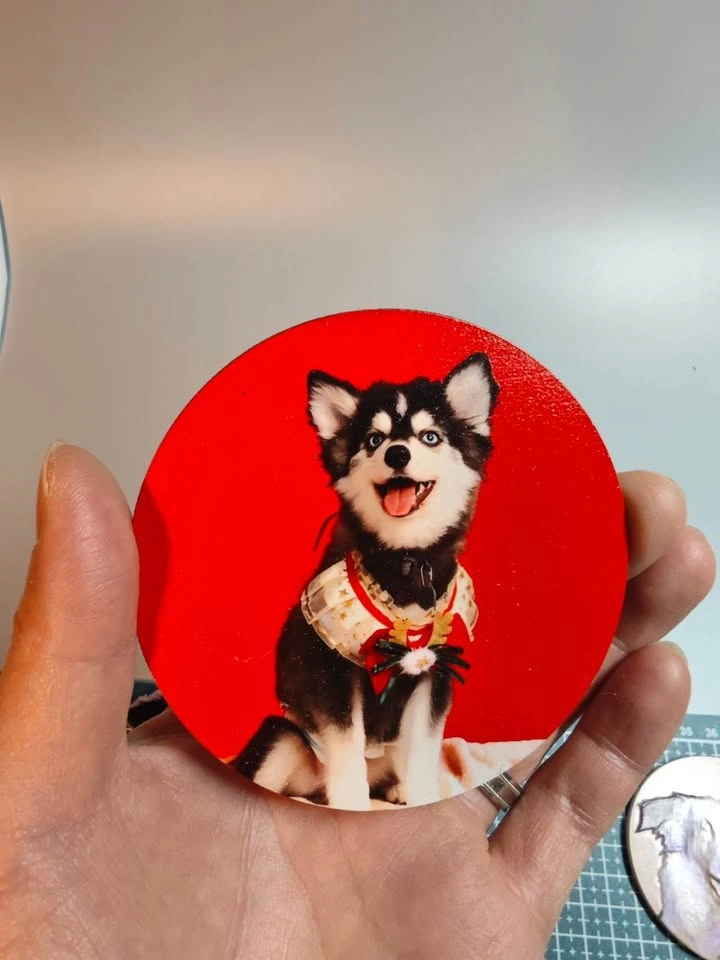 Custom Pet Photo Keychains & Fridge Magnets - photo 5