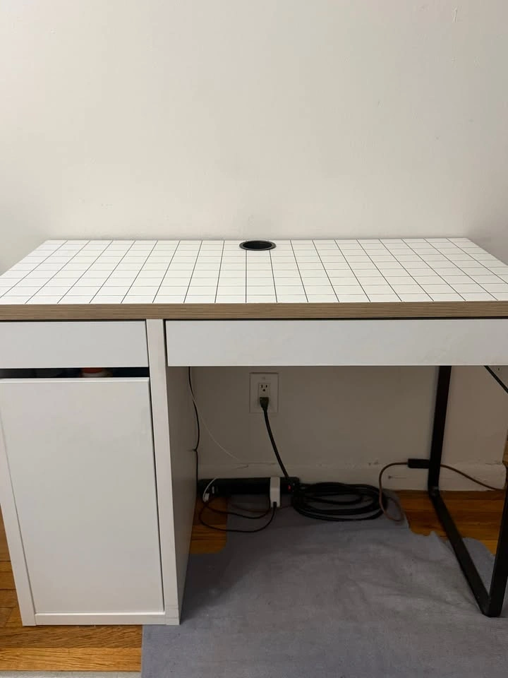 MICKE Desk, white/anthracite, 41 3/8x19 5/8 " - photo 3