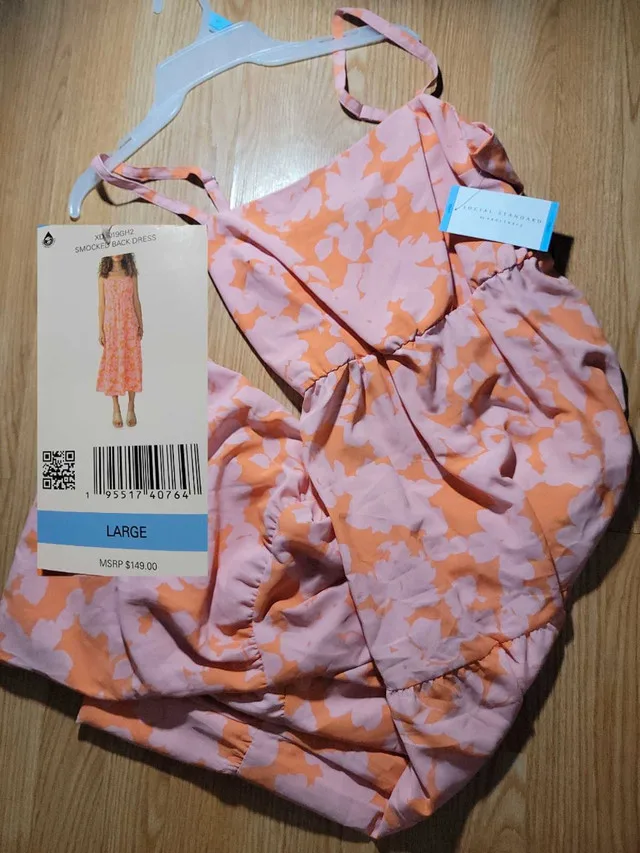 A Common Standard Smocked Back Dress thumbnail