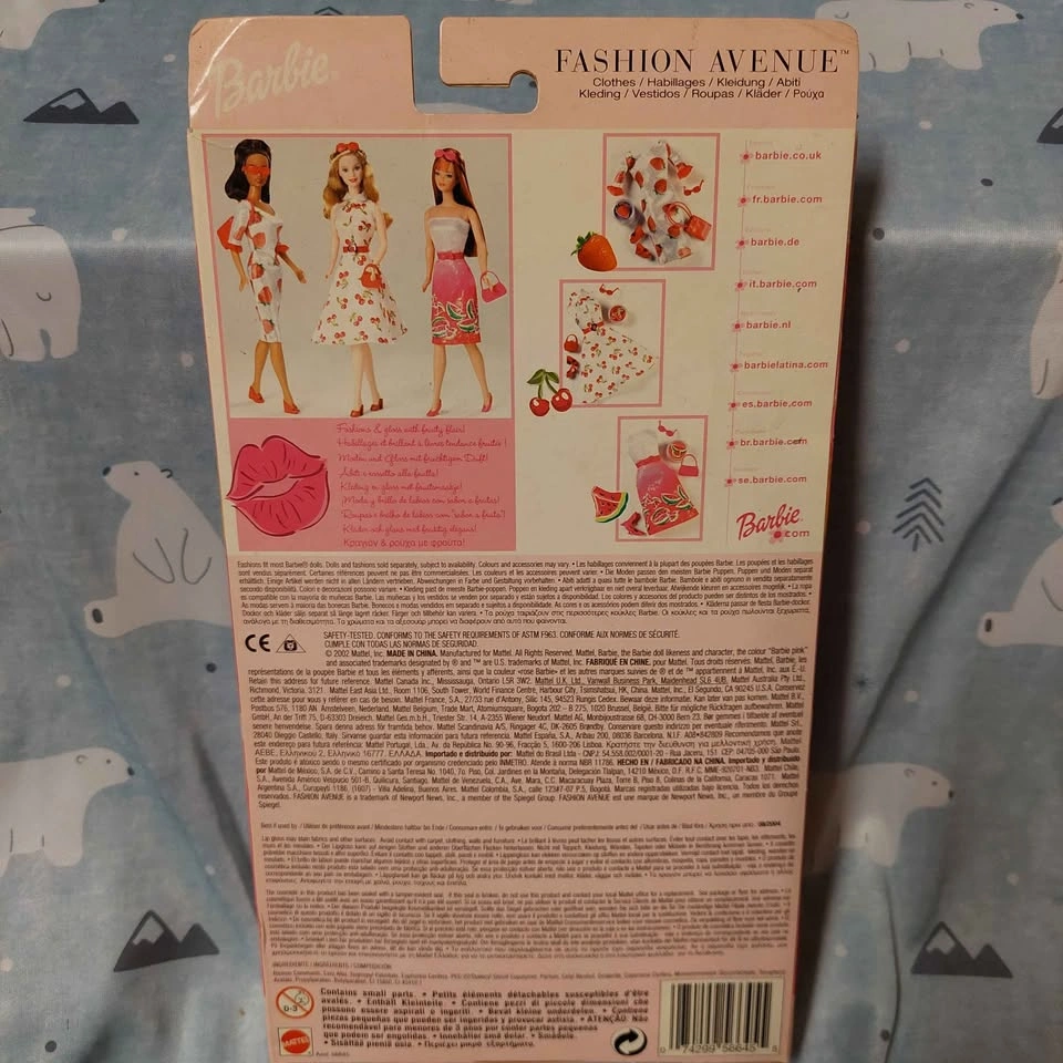 ⚽️ Vintage Barbie - BNIP Watermelon w/ Lipgloss Fashion Outfit - photo 2