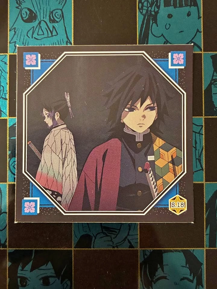⚽️ Demon Slayer - 1x sticker, Giyu & Shinobu