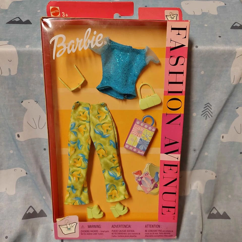 ⚽️ Vintage Barbie Fashion Avenue Blue/Yellow Summer Outfit