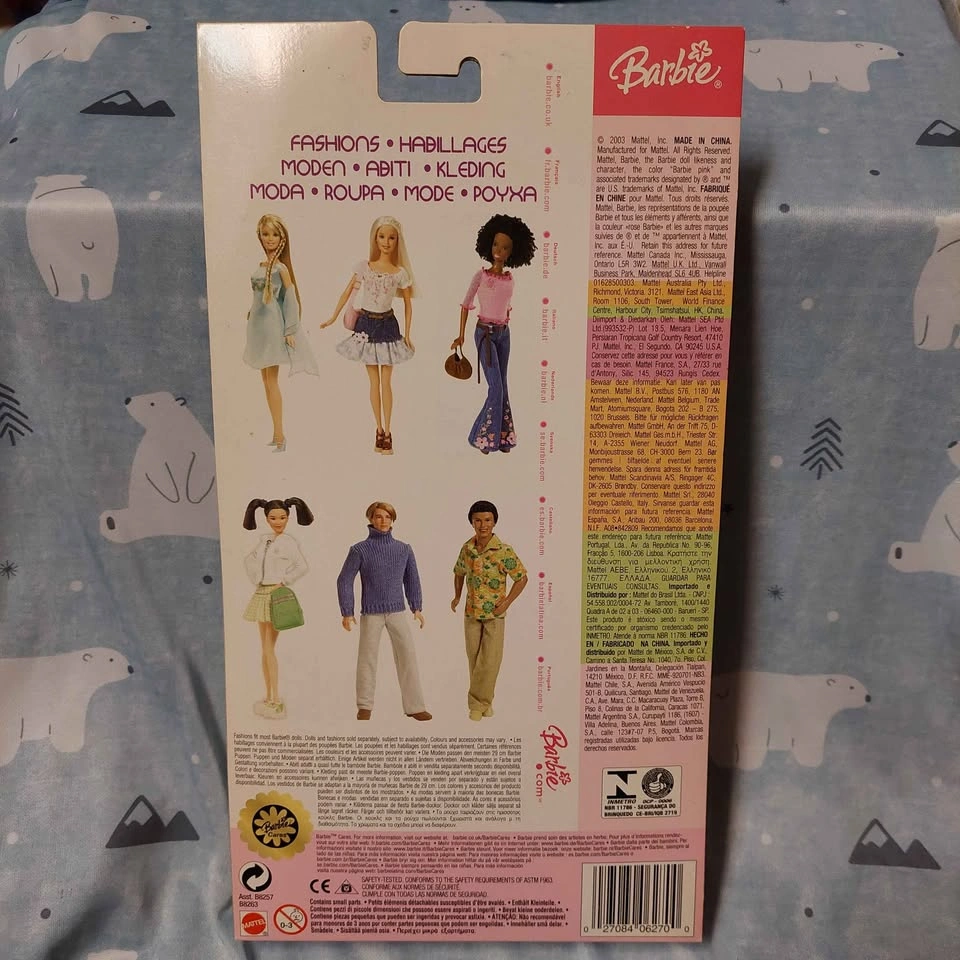 ⚽️ Vintage Barbie - BNIP Blue Sparkle Fashion Fever Outfit - photo 2