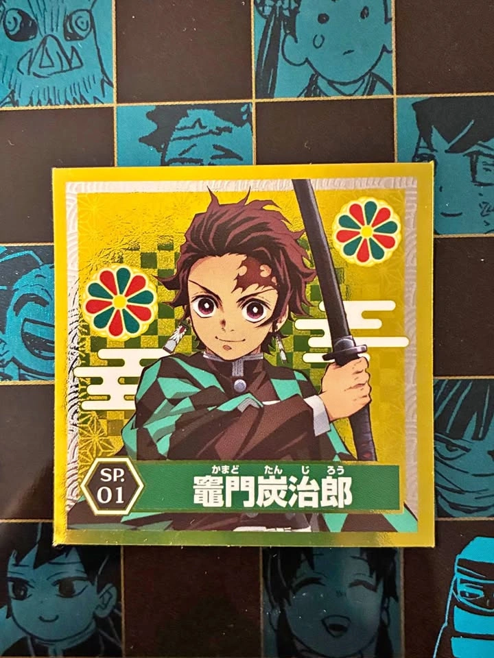 ⚽️ Demon Slayer - 1x sticker, SP No1: Tanjiro!