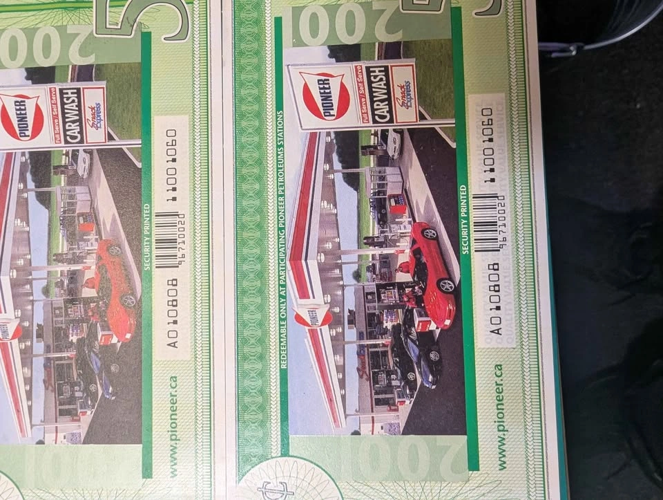 ⚽Automotive Collectable Pioneer Gas Station Coupons - photo 2