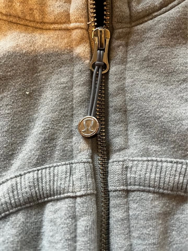 Grey lululemon scuba zip up hoodie - photo 3