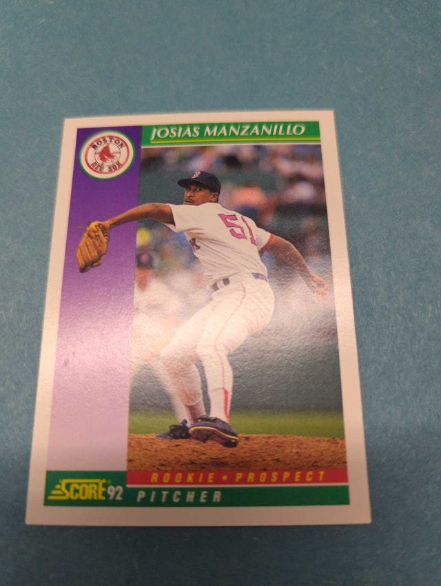 Score 1992 Josias Manzanillo Baseball Card ⚽