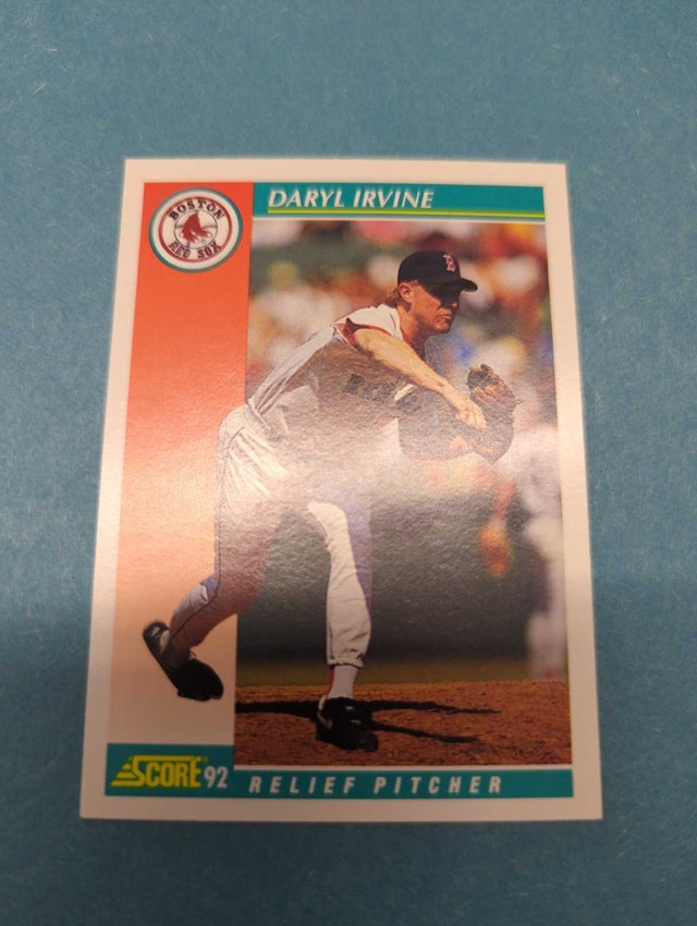 Score 1992 Daryl Irvine Baseball Card ⚽