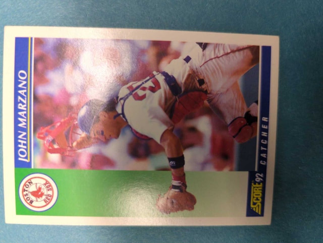 John Marzano 1992 Score Baseball Card ⚽
