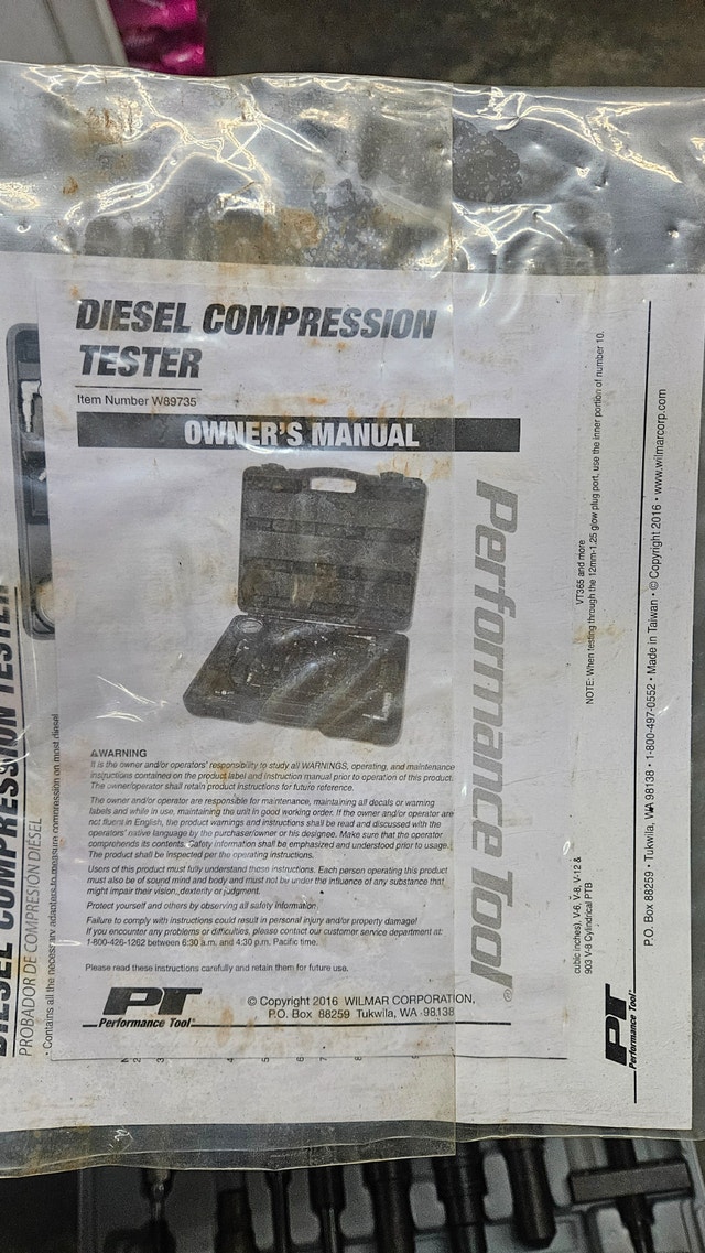 Diesel Compression Tester Kit - photo 3