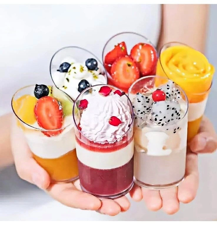Round Dessert Cups- Brand New