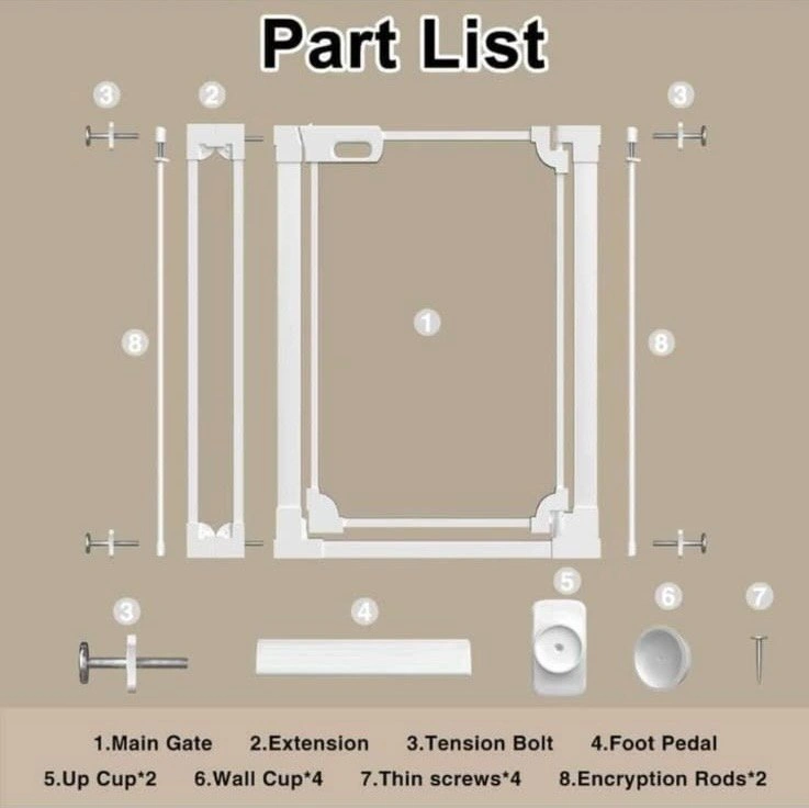Extra tall and Extra Narrow Baby Gate - photo 5