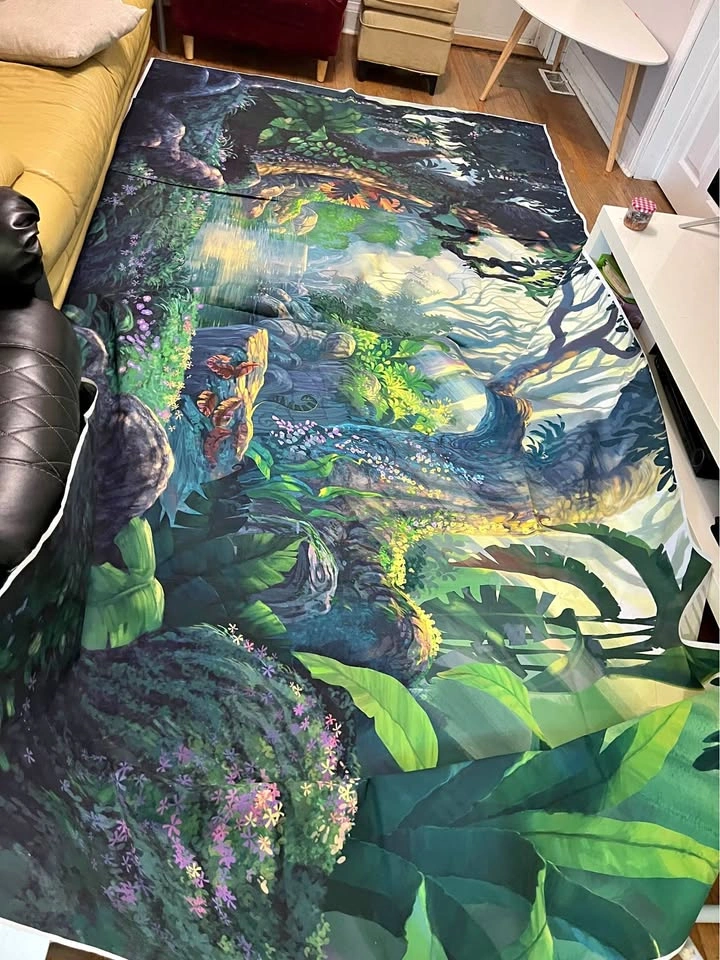 ⚽ Big Forest Backdrop- New