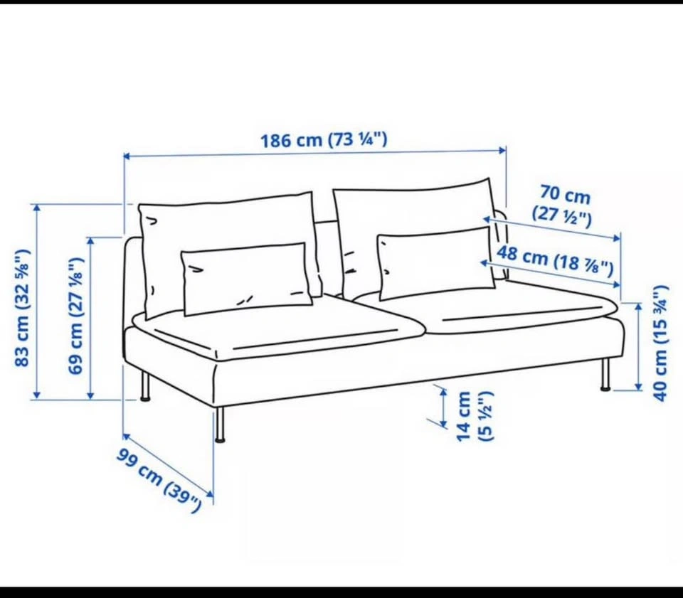 IKEA red couch - photo 4